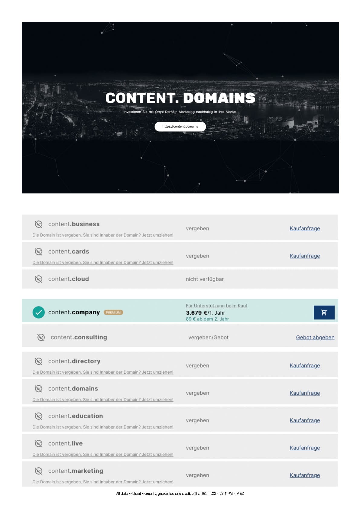 Facebook® Promotion