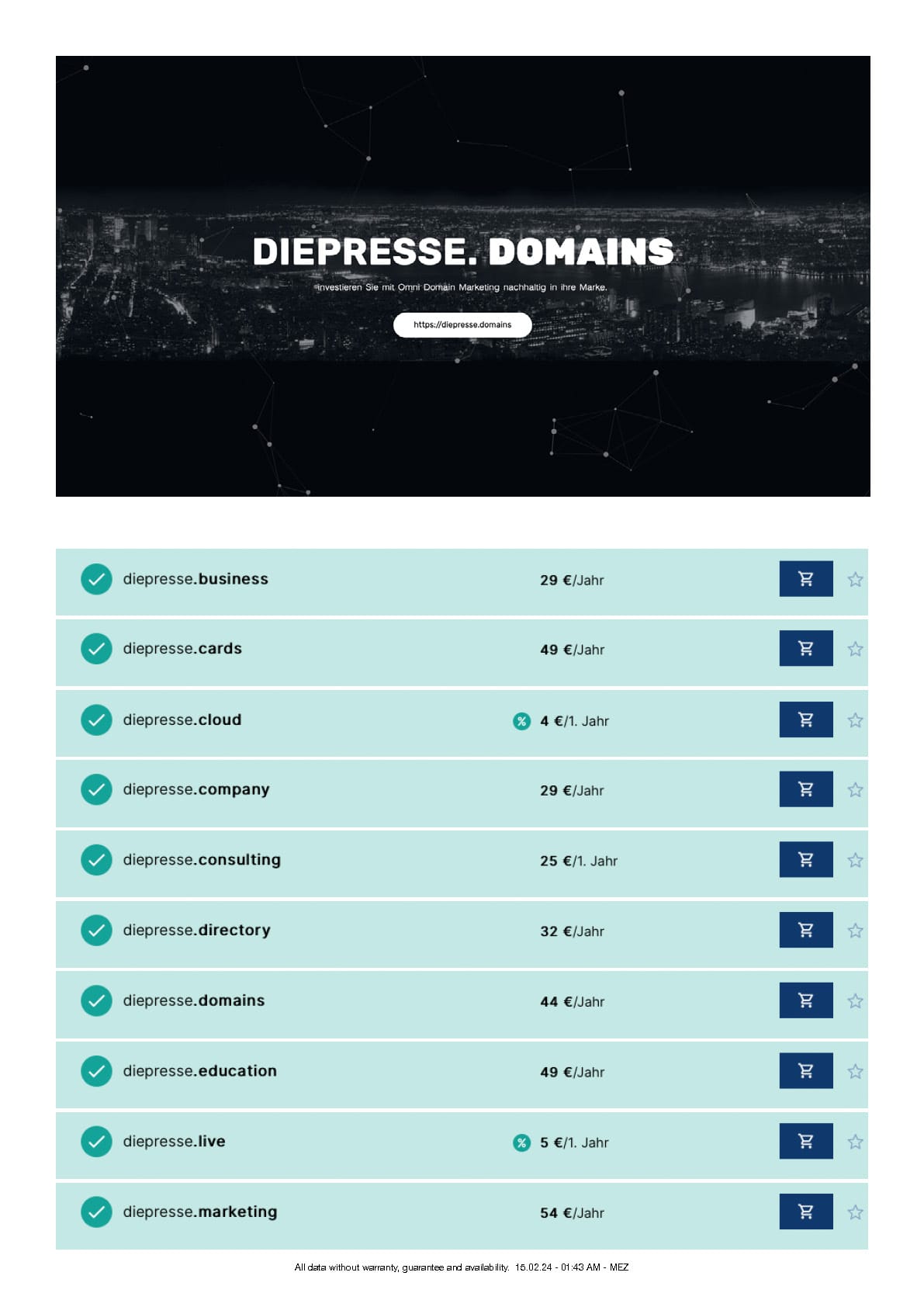 Facebook® Promotion