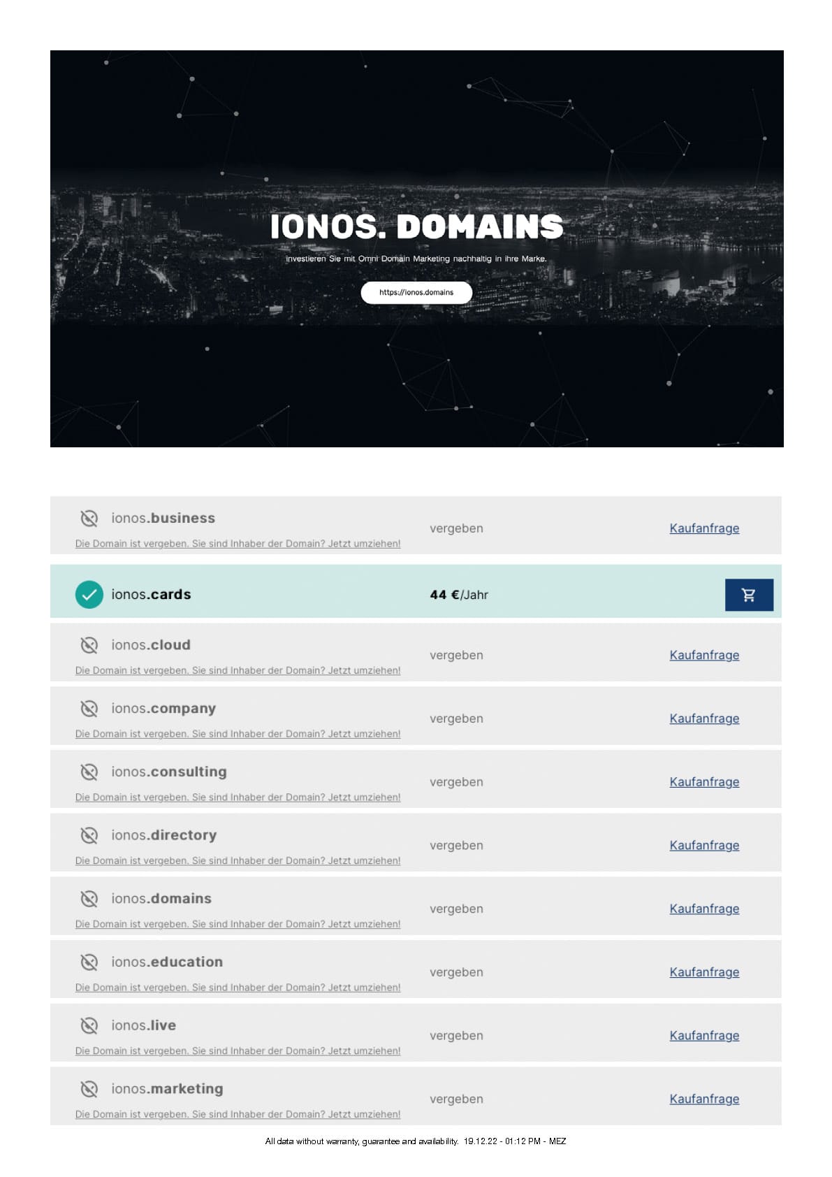 Facebook® Promotion